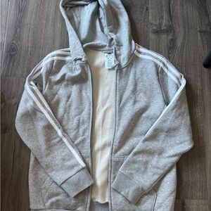 Adidas Light Gray Hoodie